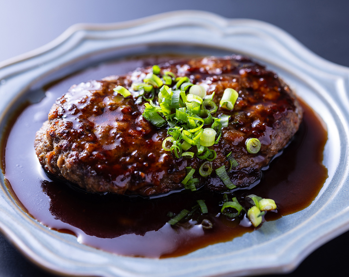 肉屋の牛タンバーグ