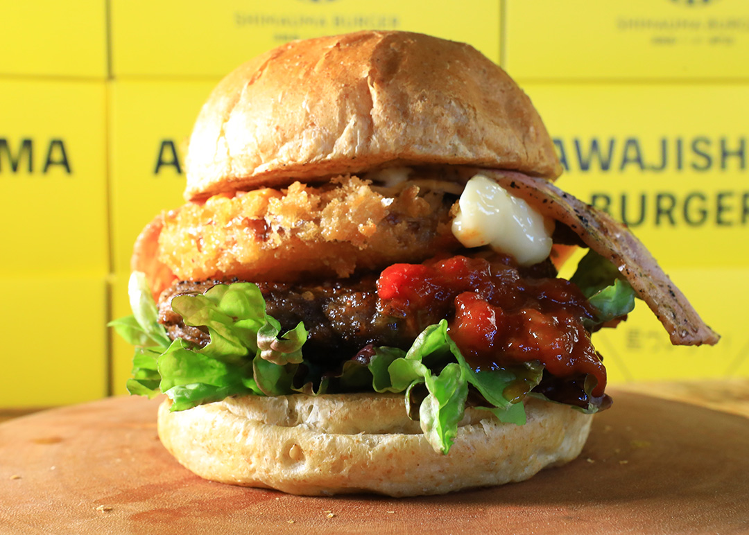 トロトロ玉ねぎの淡路牛バーガー